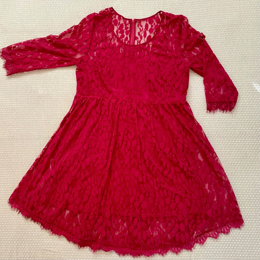 Torrid | Burgundy Lace Party Dress 🎉🥳🥂🌟